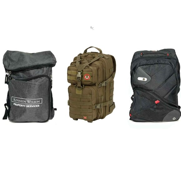 (3) Backpack Bundle - Orca Tactical , Ful , Kennedy Wilson - Picture 1 of 13